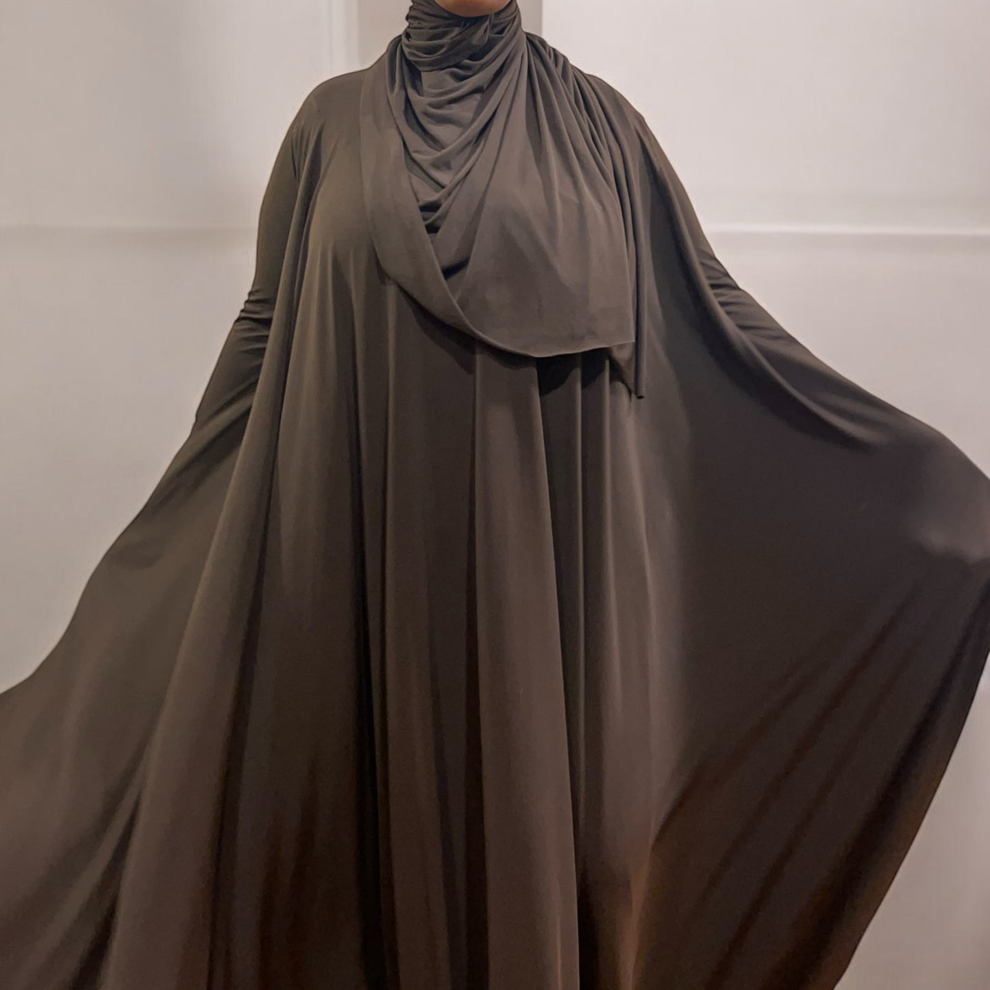 Fatima Niqab Khimar Abaya Chocolate