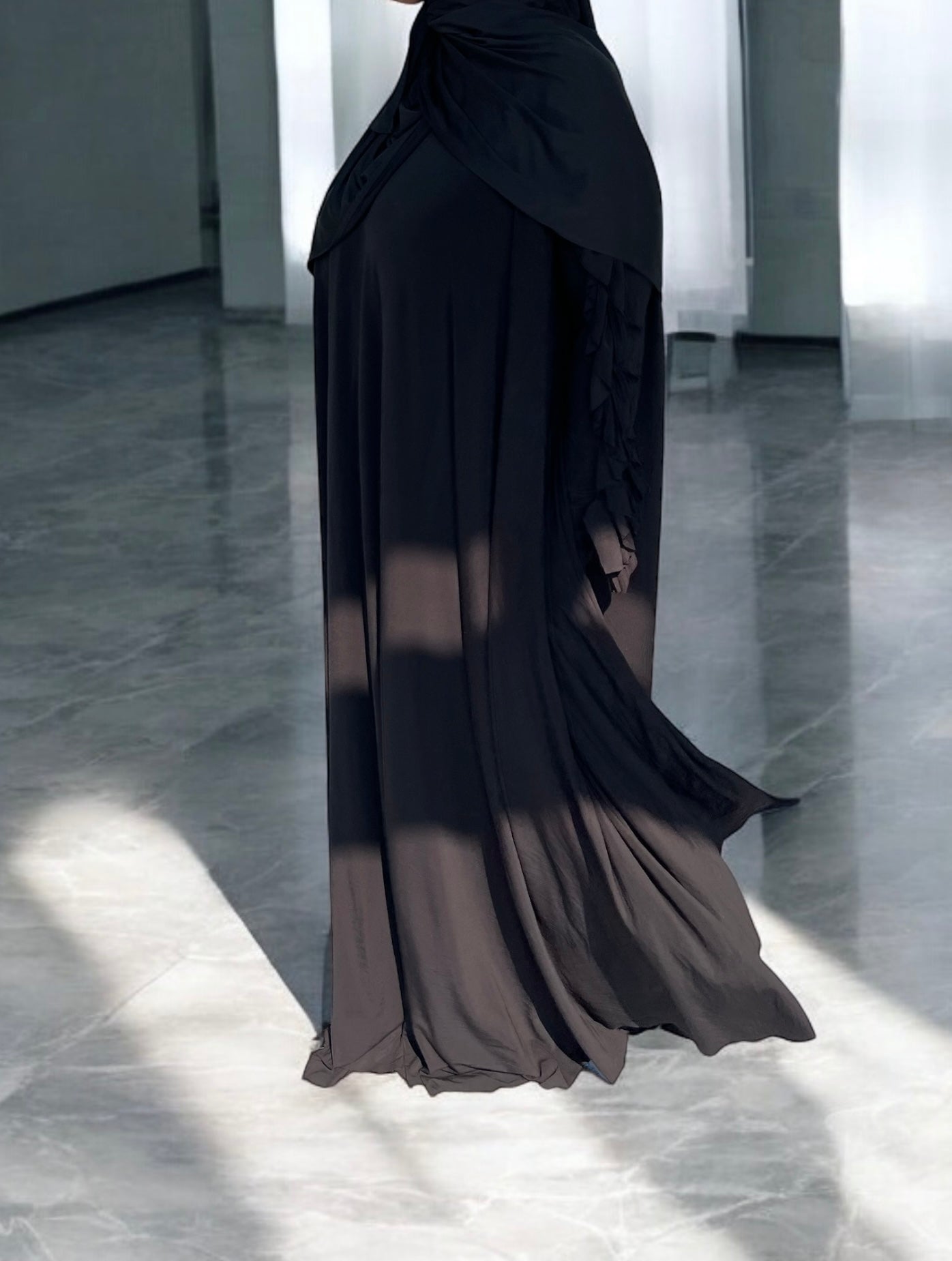 Fatima Ruffle Abaya