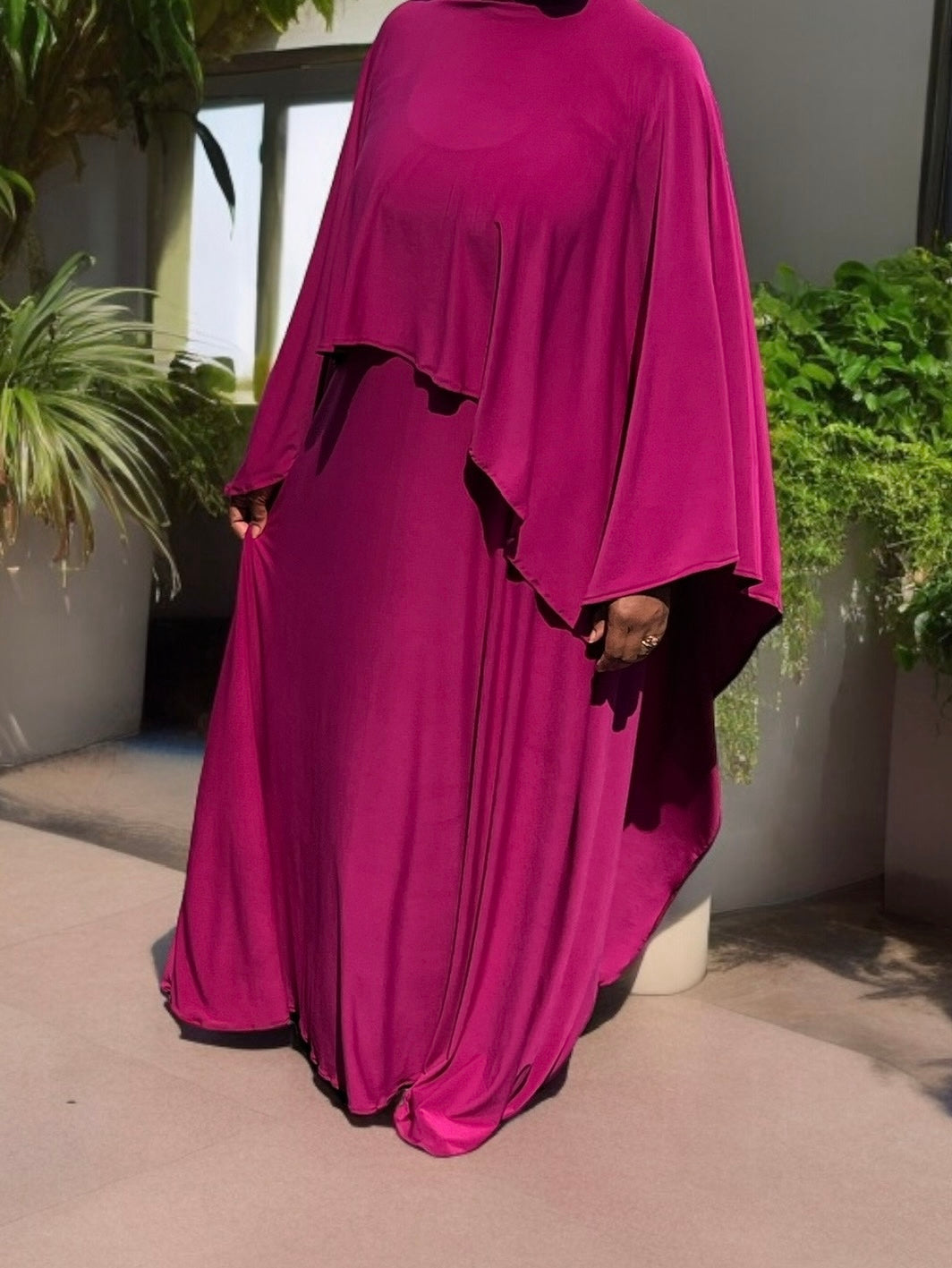 2pc Cape Abaya