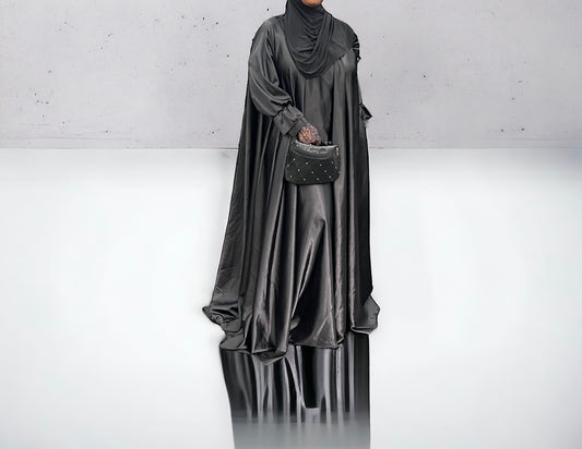 Satin Fatima Abaya