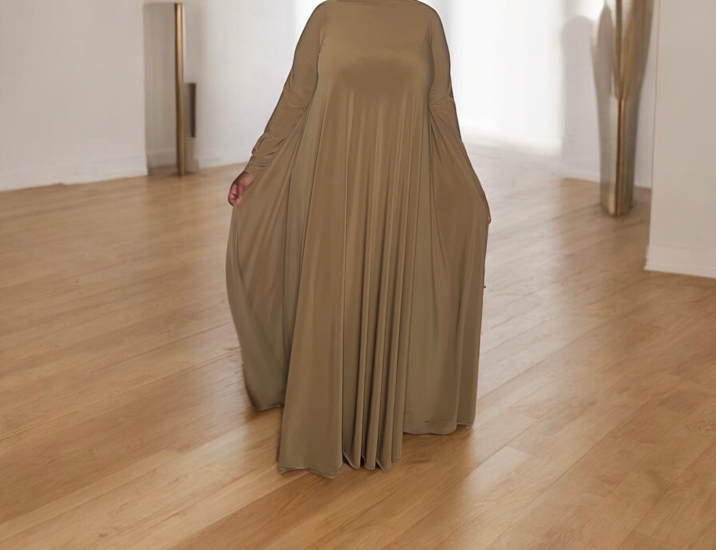 Fatima Full Abaya Mocha