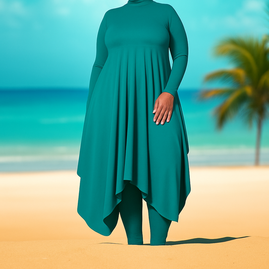 NAHLA Teal Burkini